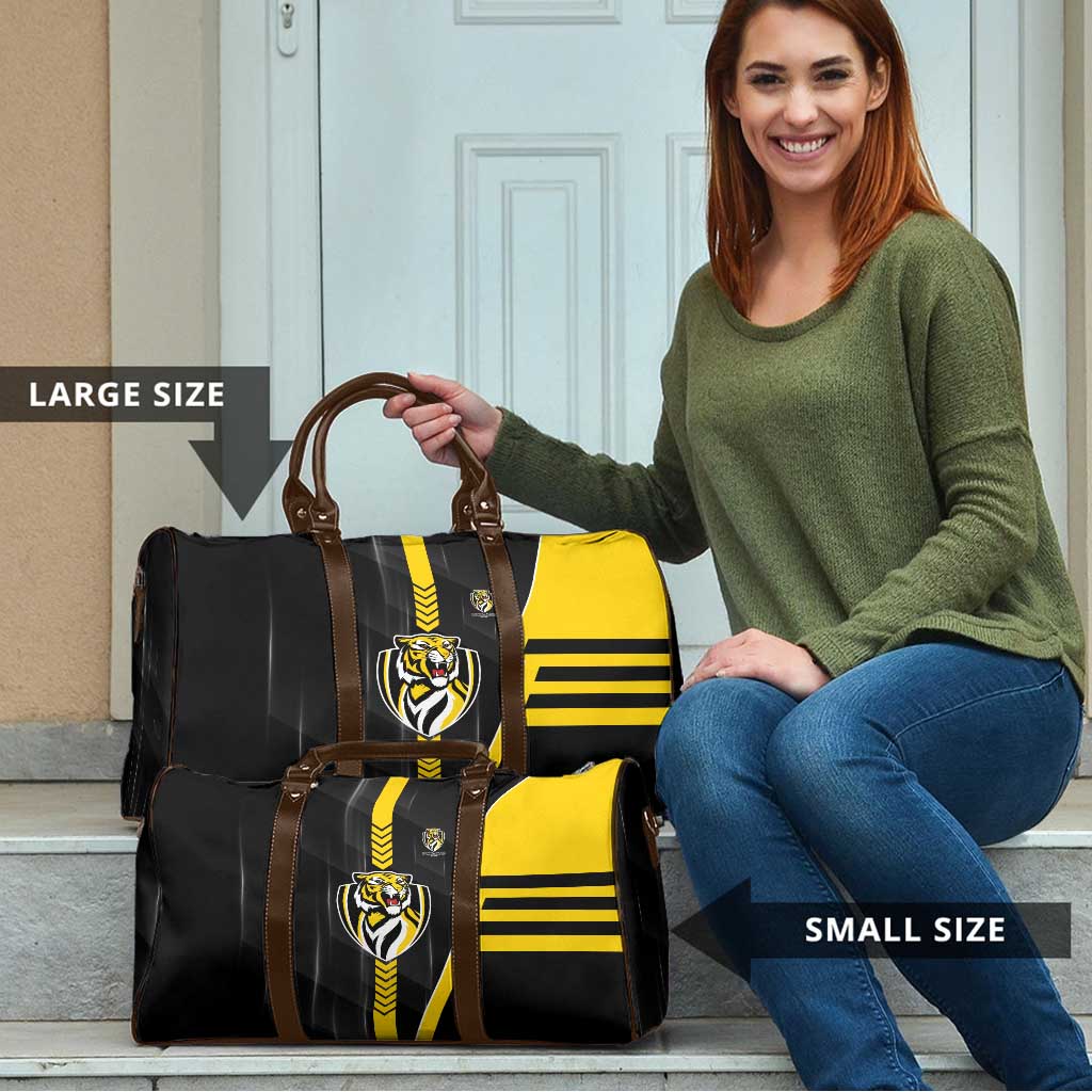 Richmond Tigers Travel Bag Modern Geometric Sports Graphic Style