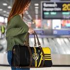 Richmond Tigers Travel Bag Modern Geometric Sports Graphic Style