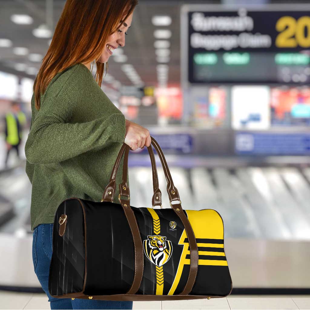 Richmond Tigers Travel Bag Modern Geometric Sports Graphic Style