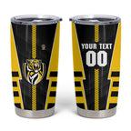 Personalized Richmond Tigers Tumbler Cup Modern Geometric Sports Graphic Style