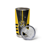 Personalized Richmond Tigers Tumbler Cup Modern Geometric Sports Graphic Style