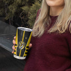 Personalized Richmond Tigers Tumbler Cup Modern Geometric Sports Graphic Style