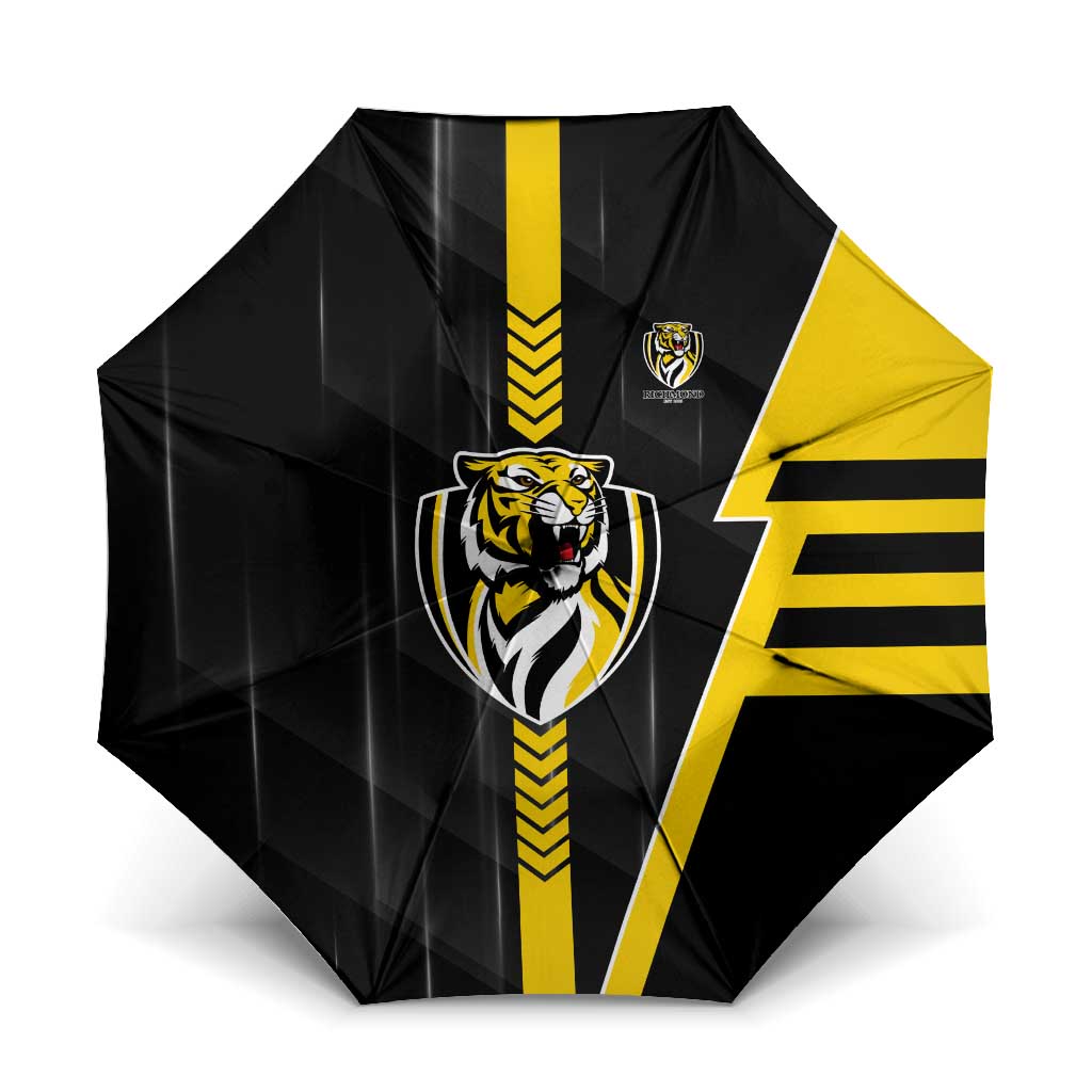 Richmond Tigers Umbrella Modern Geometric Sports Graphic Style