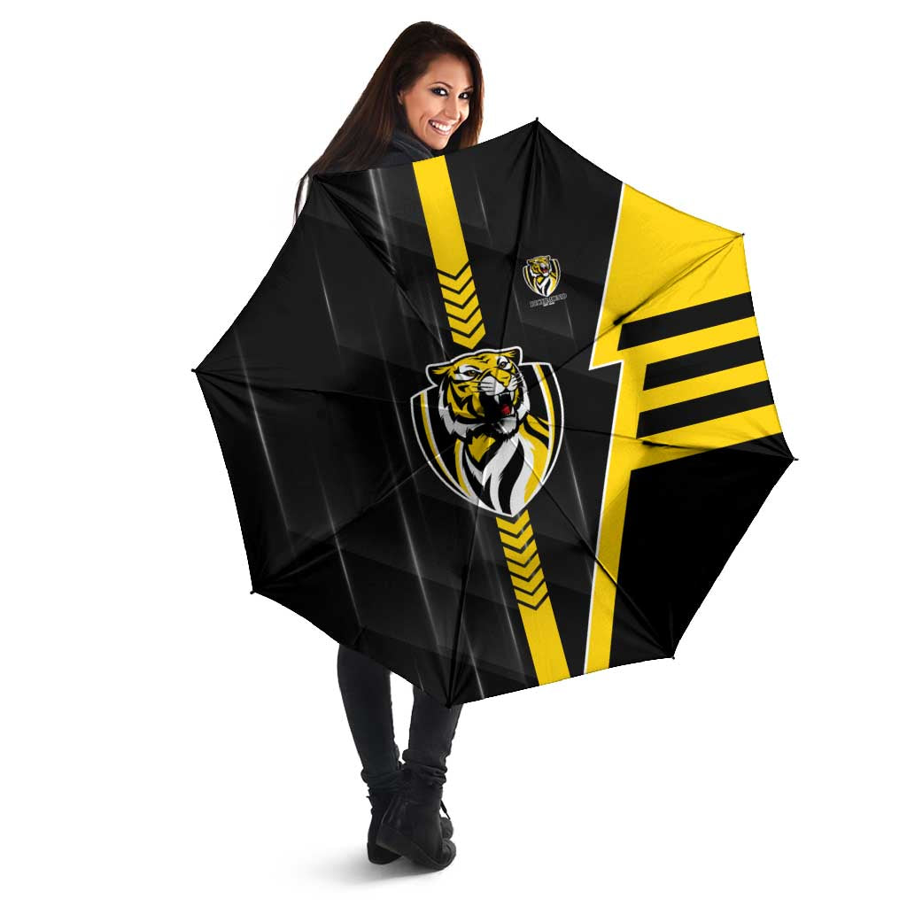Richmond Tigers Umbrella Modern Geometric Sports Graphic Style