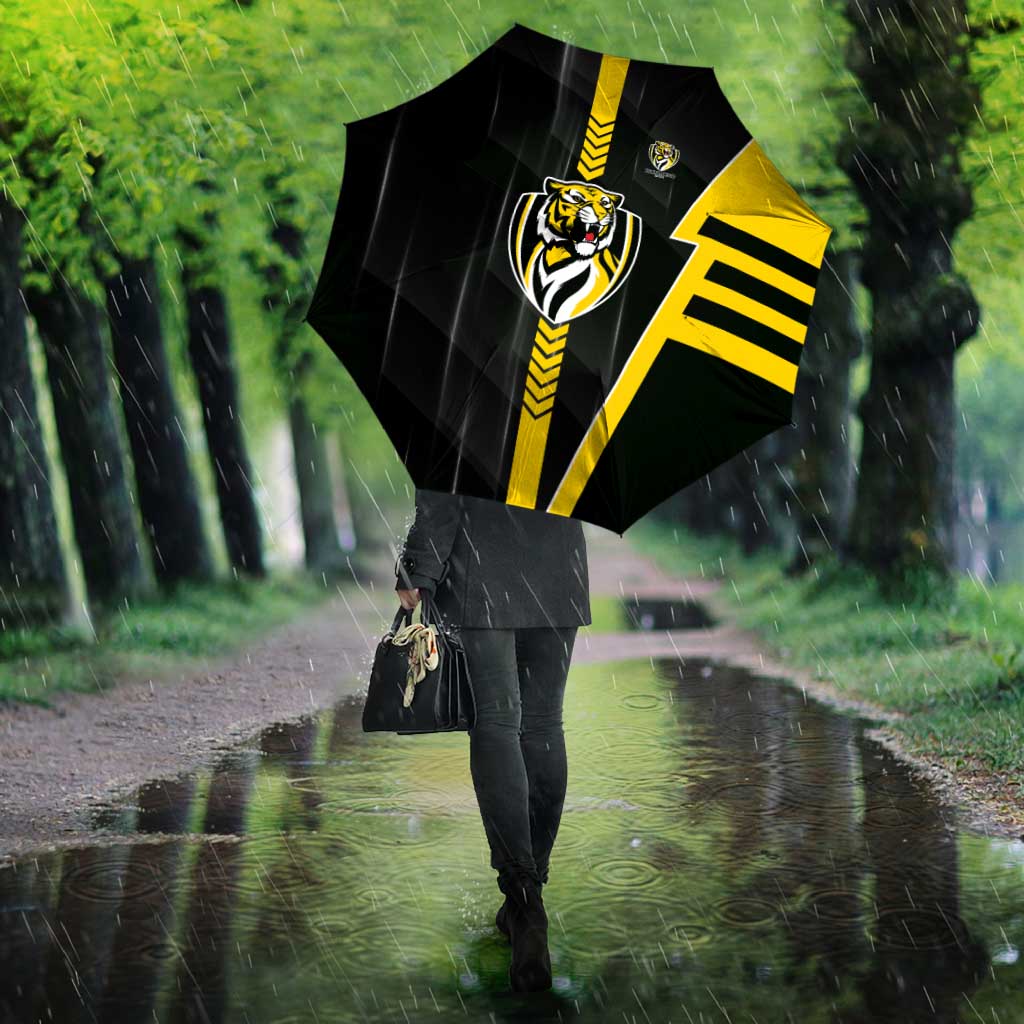 Richmond Tigers Umbrella Modern Geometric Sports Graphic Style