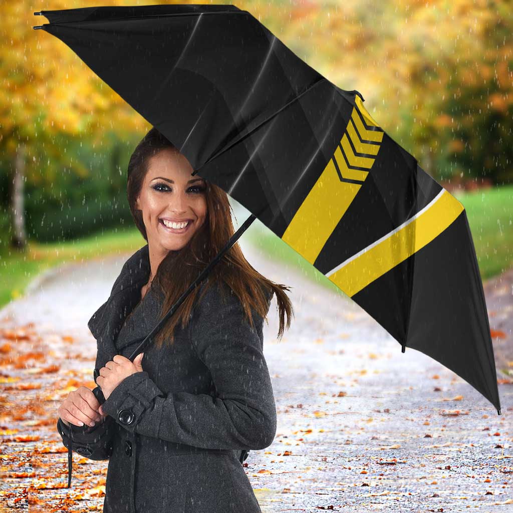Richmond Tigers Umbrella Modern Geometric Sports Graphic Style