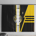 Richmond Tigers Window Curtain Modern Geometric Sports Graphic Style