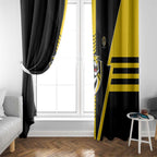 Richmond Tigers Window Curtain Modern Geometric Sports Graphic Style