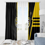 Richmond Tigers Window Curtain Modern Geometric Sports Graphic Style