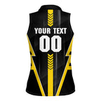 Personalized Richmond Tigers Women Sleeveless Polo Shirt Modern Geometric Sports Graphic Style