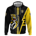 Personalized Richmond Tigers Zip Hoodie Modern Geometric Sports Graphic Style