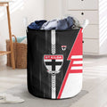 St Kilda Saints Laundry Basket Modern Geometric Sports Graphic Style