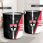 St Kilda Saints Laundry Basket Modern Geometric Sports Graphic Style