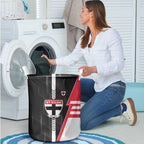 St Kilda Saints Laundry Basket Modern Geometric Sports Graphic Style
