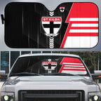 St Kilda Saints Auto Sun Shade Modern Geometric Sports Graphic Style