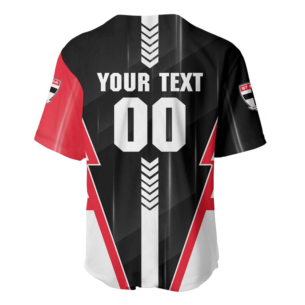 Personalized St Kilda Saints Baseball Jersey Modern Geometric Sports Graphic Style