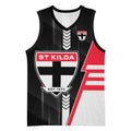 Personalized St Kilda Saints Basketball Jersey Modern Geometric Sports Graphic Style