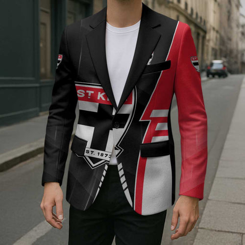 Personalized St Kilda Saints Blazer Modern Geometric Sports Graphic Style