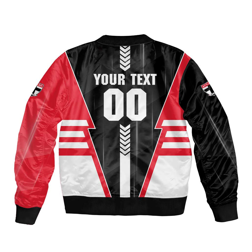 Personalized St Kilda Saints Bomber Jacket Modern Geometric Sports Graphic Style
