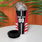 Personalized St Kilda Saints 4 in 1 Can Cooler Tumbler Modern Geometric Sports Graphic Style