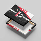St Kilda Saints Canvas Wall Art Modern Geometric Sports Graphic Style