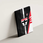 St Kilda Saints Canvas Wall Art Modern Geometric Sports Graphic Style