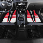 Personalized St Kilda Saints Car Mats Modern Geometric Sports Graphic Style