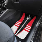 Personalized St Kilda Saints Car Mats Modern Geometric Sports Graphic Style