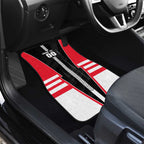 Personalized St Kilda Saints Car Mats Modern Geometric Sports Graphic Style