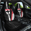 St Kilda Saints Car Seat Cover Modern Geometric Sports Graphic Style