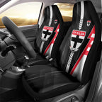 St Kilda Saints Car Seat Cover Modern Geometric Sports Graphic Style