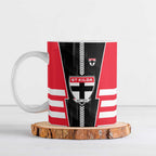 Personalized St Kilda Saints Ceramic Mug Modern Geometric Sports Graphic Style