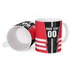 Personalized St Kilda Saints Ceramic Mug Modern Geometric Sports Graphic Style