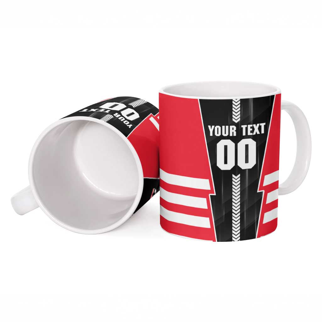Personalized St Kilda Saints Ceramic Mug Modern Geometric Sports Graphic Style