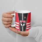 Personalized St Kilda Saints Ceramic Mug Modern Geometric Sports Graphic Style