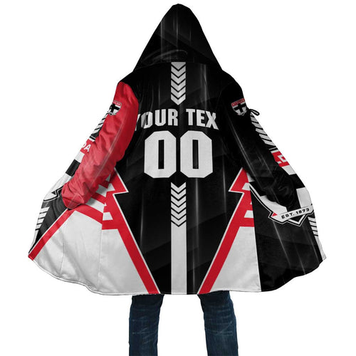 Personalized St Kilda Saints Cloak Modern Geometric Sports Graphic Style