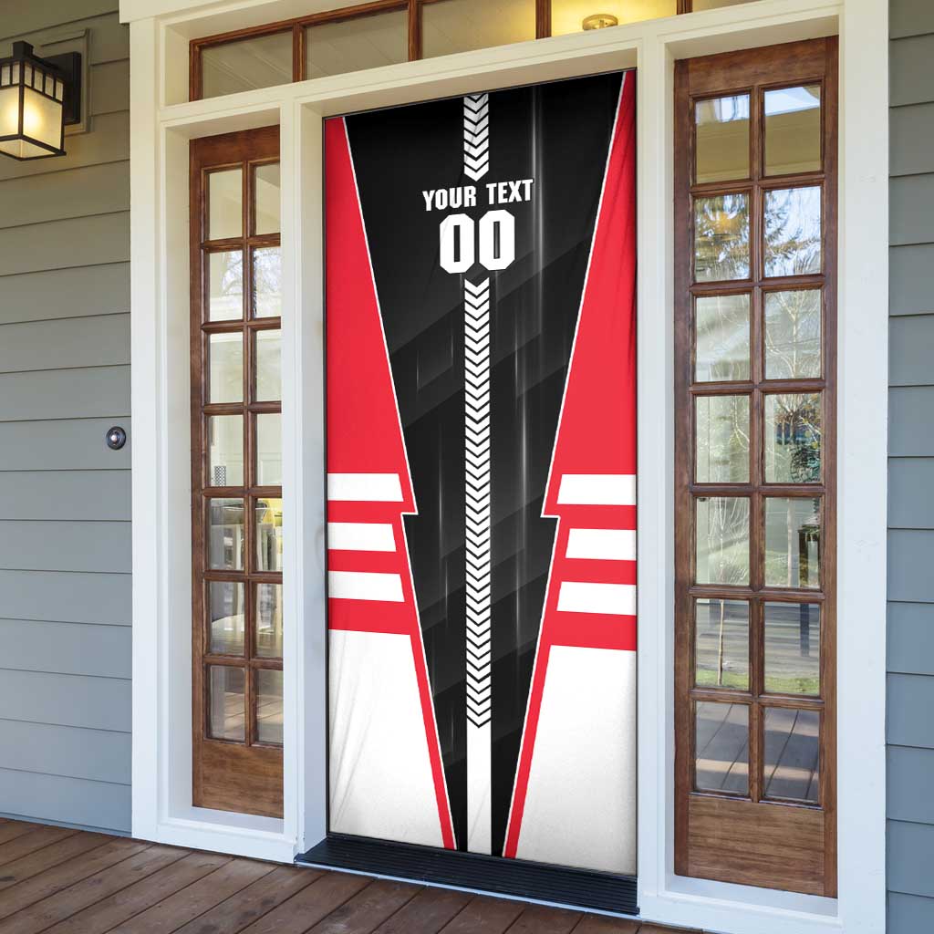 Personalized St Kilda Saints Door Cover Modern Geometric Sports Graphic Style