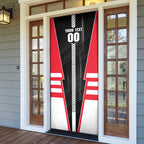 Personalized St Kilda Saints Door Cover Modern Geometric Sports Graphic Style