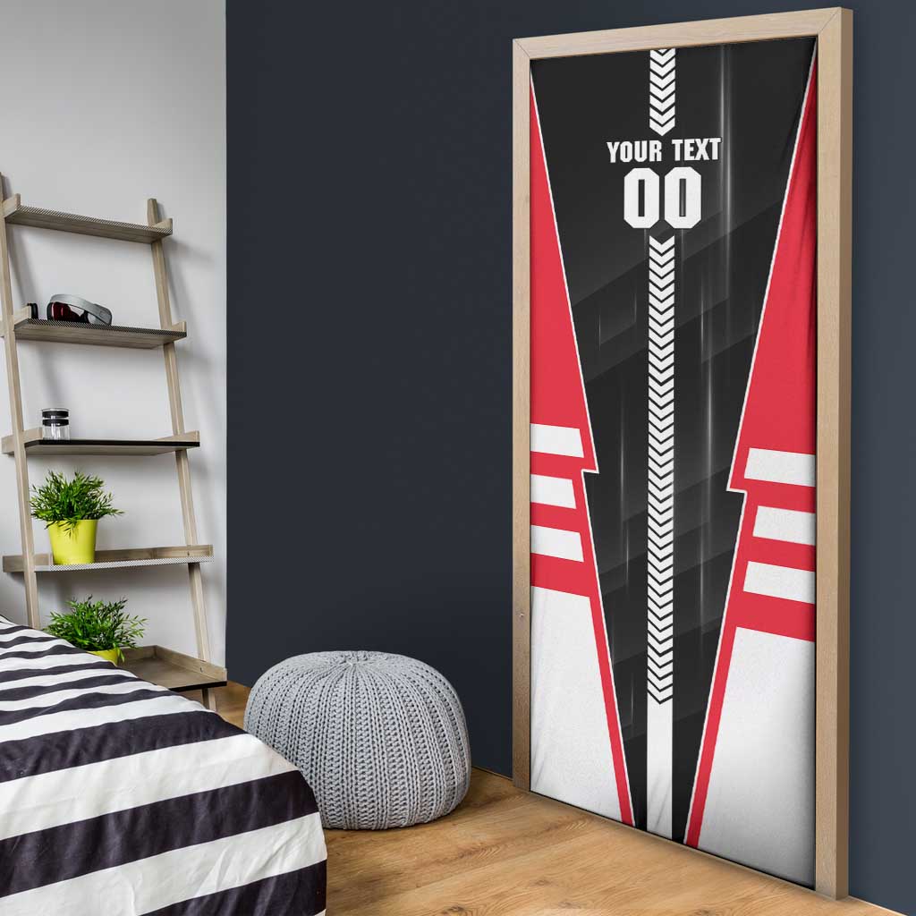 Personalized St Kilda Saints Door Cover Modern Geometric Sports Graphic Style