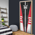 Personalized St Kilda Saints Door Cover Modern Geometric Sports Graphic Style