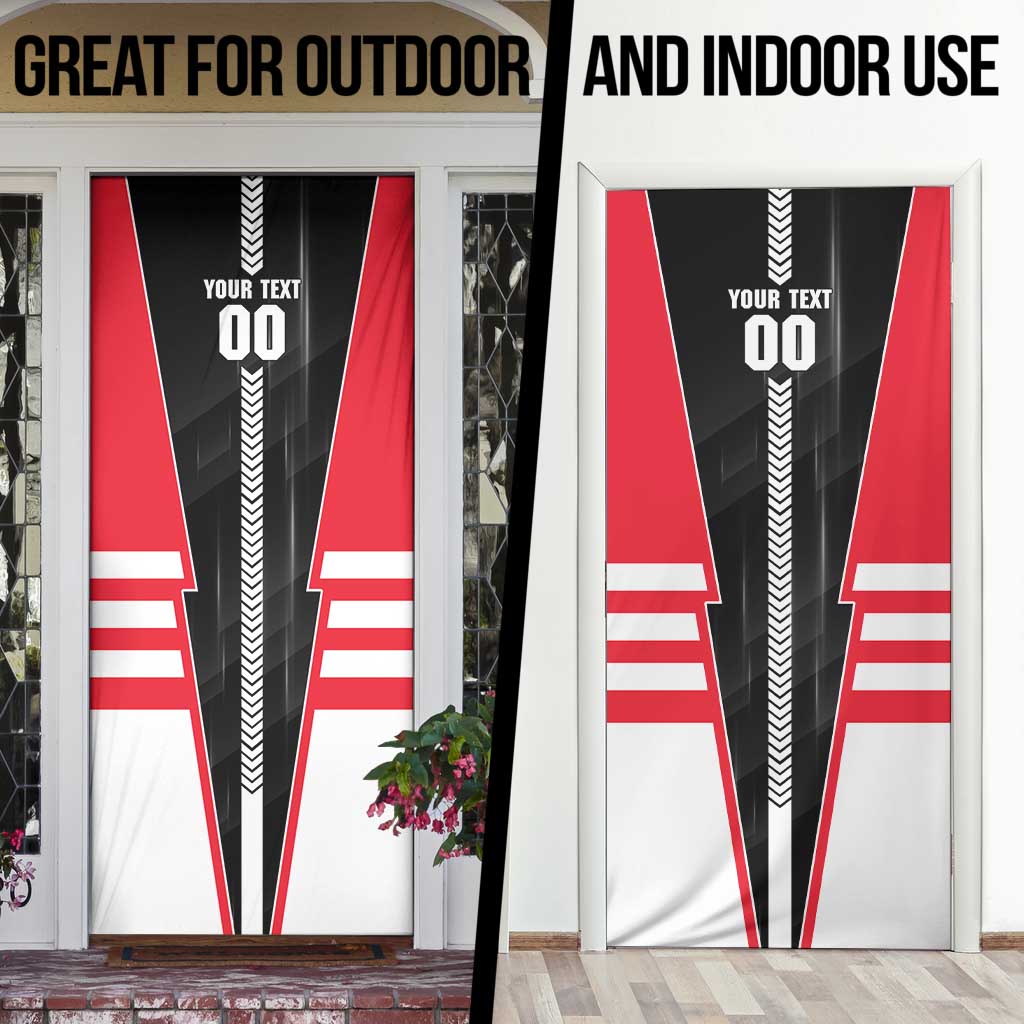 Personalized St Kilda Saints Door Cover Modern Geometric Sports Graphic Style
