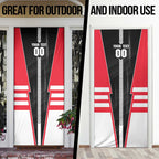 Personalized St Kilda Saints Door Cover Modern Geometric Sports Graphic Style