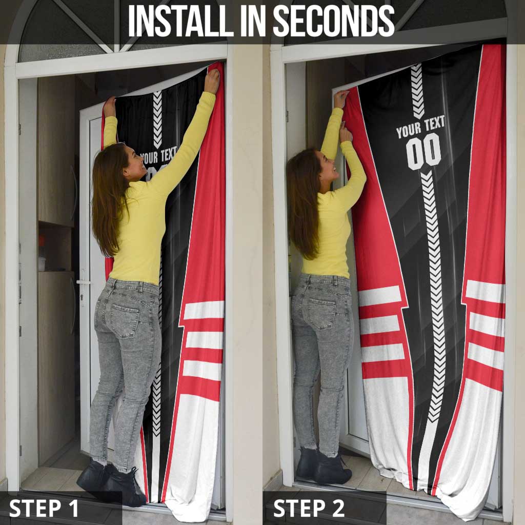 Personalized St Kilda Saints Door Cover Modern Geometric Sports Graphic Style
