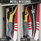 Personalized St Kilda Saints Door Cover Modern Geometric Sports Graphic Style