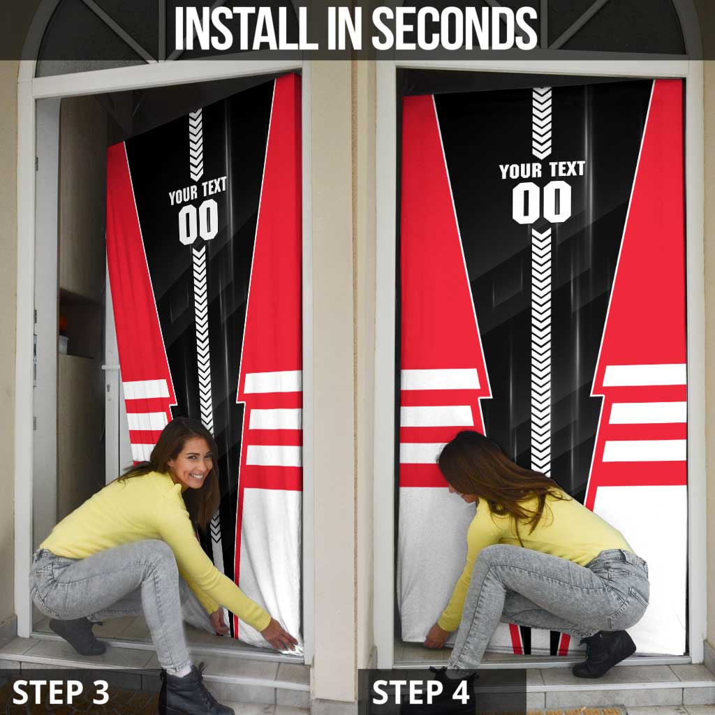Personalized St Kilda Saints Door Cover Modern Geometric Sports Graphic Style