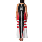Personalized St Kilda Saints Family Matching Tank Maxi Dress and Hawaiian Shirt Modern Geometric Sports Graphic Style