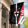 St Kilda Saints Garden Flag Modern Geometric Sports Graphic Style