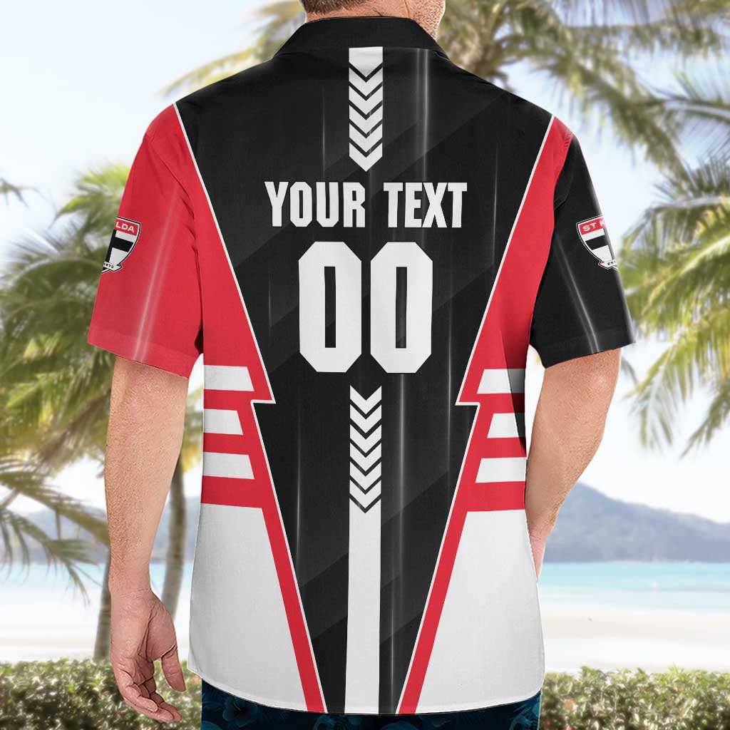 Personalized St Kilda Saints Hawaiian Shirt Modern Geometric Sports Graphic Style