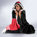 St Kilda Saints Hooded Blanket Modern Geometric Sports Graphic Style