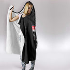 St Kilda Saints Hooded Blanket Modern Geometric Sports Graphic Style